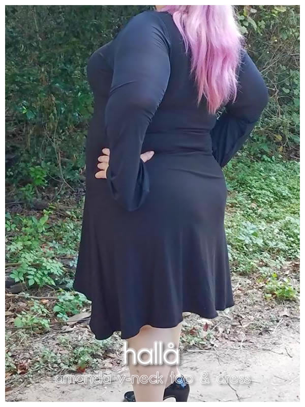 amanda v-neck top & dress for women