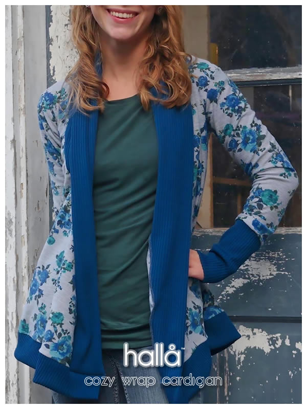 cozy wrap cardigan for women