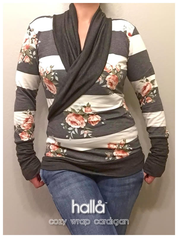 cozy wrap cardigan for women