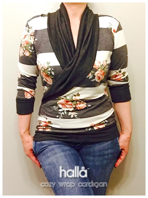 cozy wrap cardigan for women