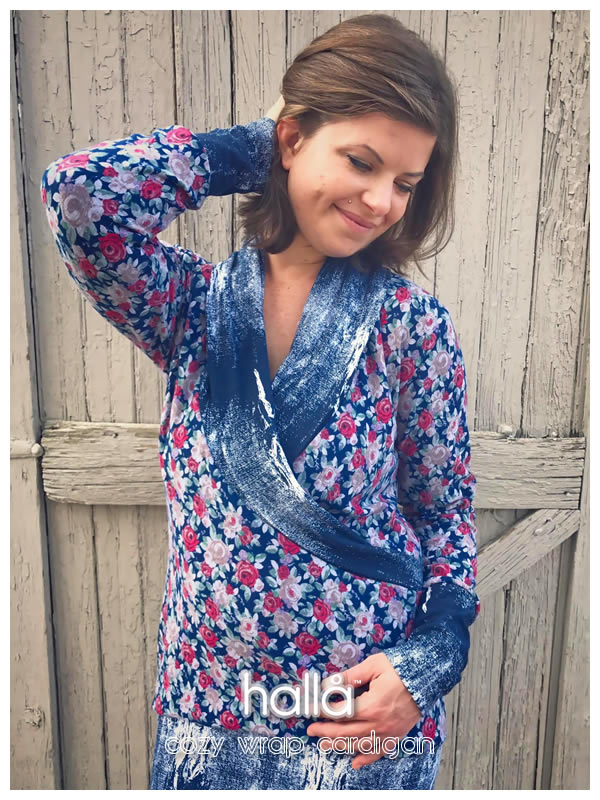 cozy wrap cardigan for women