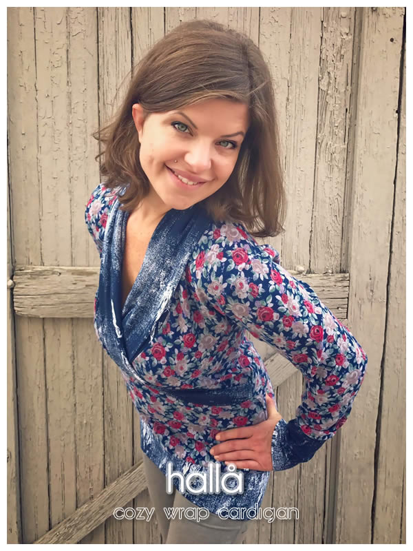 cozy wrap cardigan for women