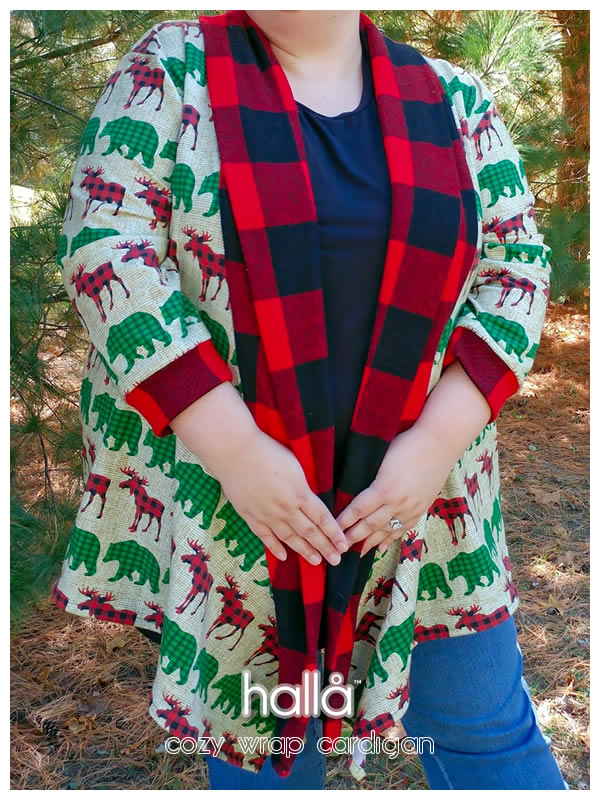 cozy wrap cardigan for women