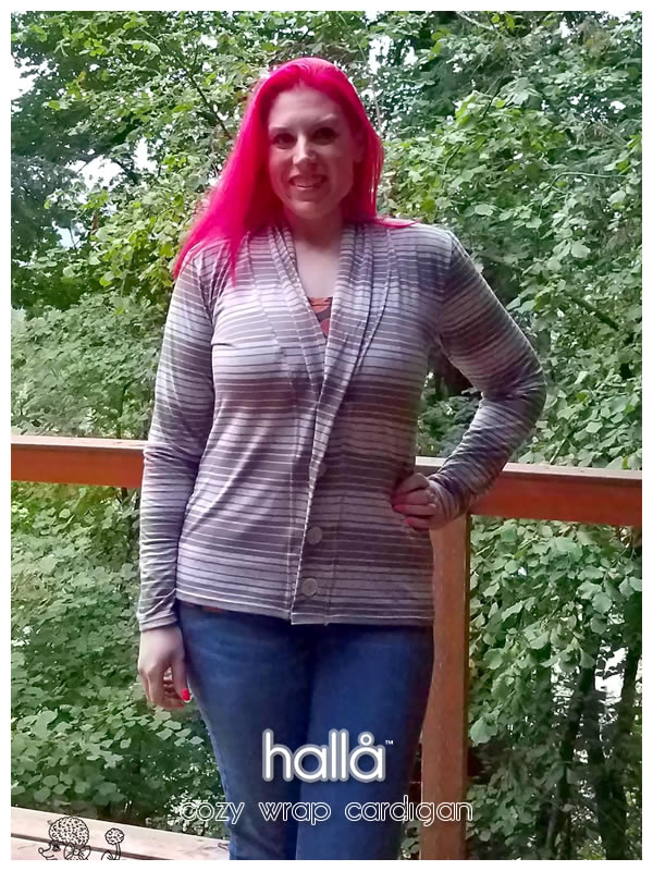 cozy wrap cardigan for women