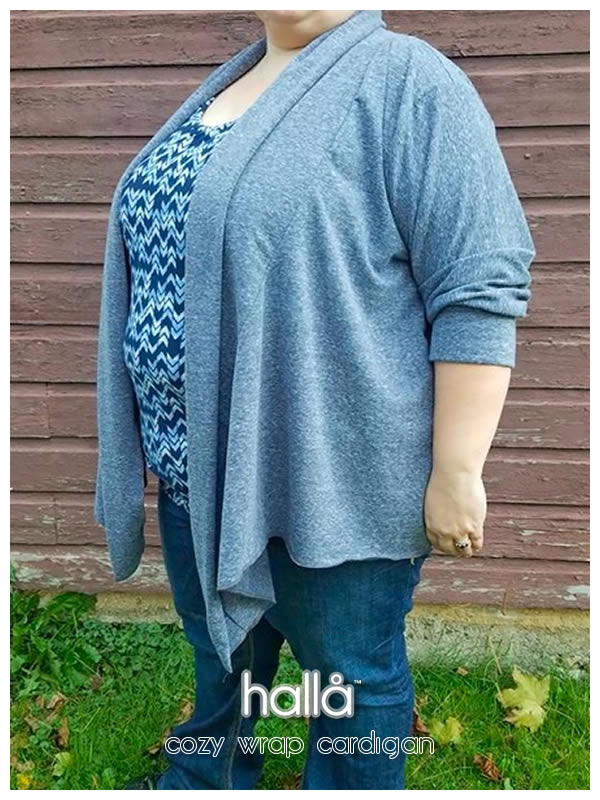 cozy wrap cardigan for women