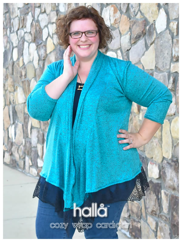 cozy wrap cardigan for women