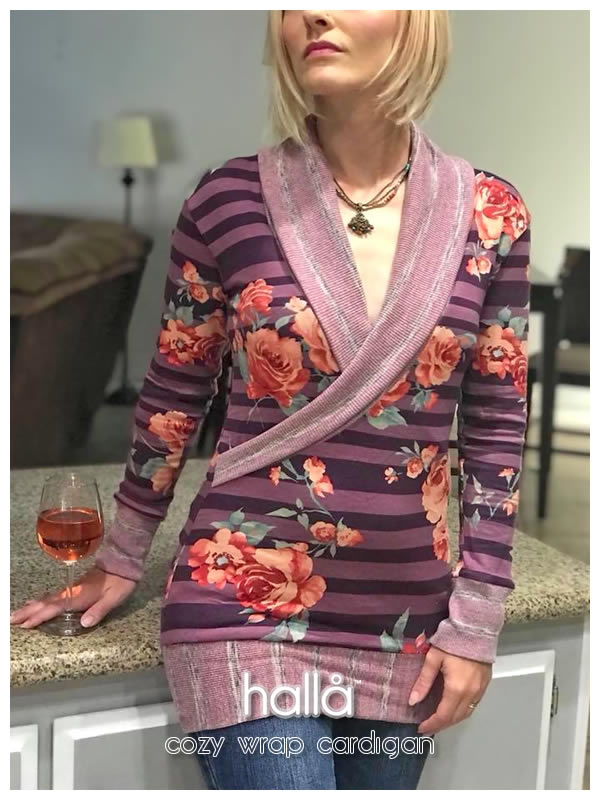 cozy wrap cardigan for women