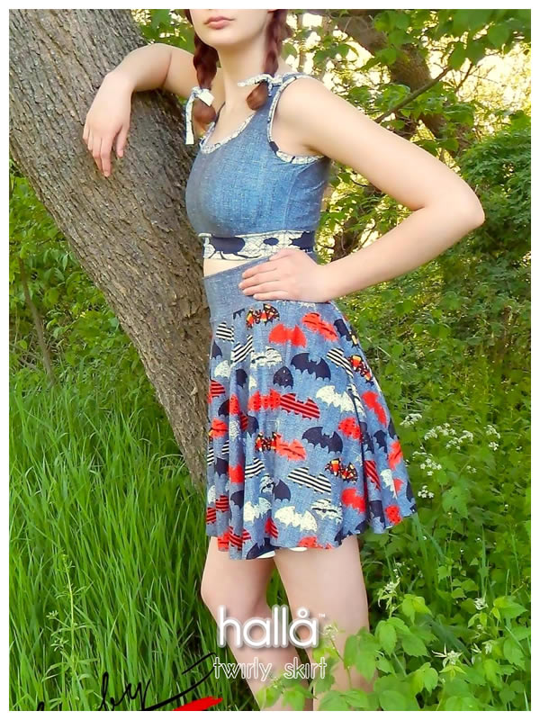 twirly skirt for women