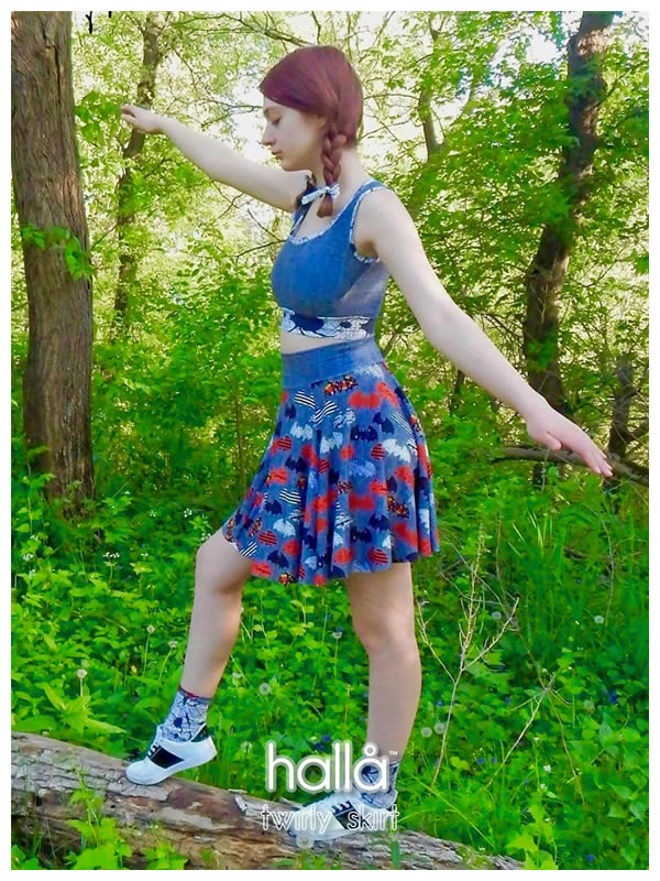 twirly skirt for women